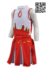 CH149 tailor made cheerleader kids garment tailor made cheer uniform hk company  cheerleading gear